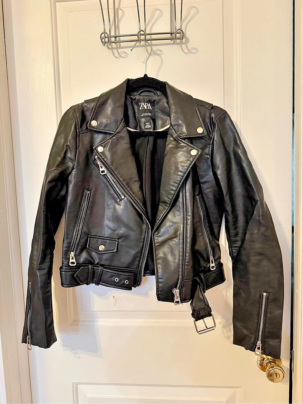 Zara Women's Black Moto Jacket